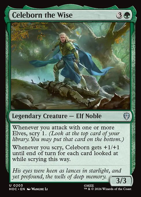 MTG Celeborn the Wise HOC 203 Regular Nonfoil
