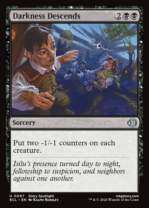 MTG Darkness Descends ECL 097 Regular Foil