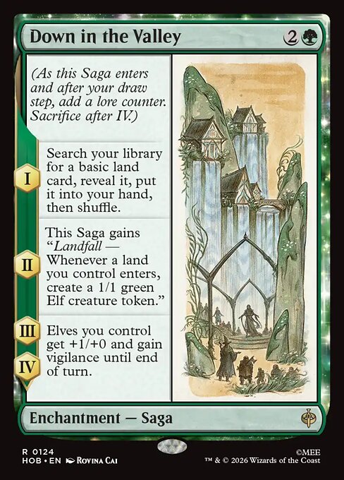 MTG Down in the Valley HOB 124 Regular Nonfoil
