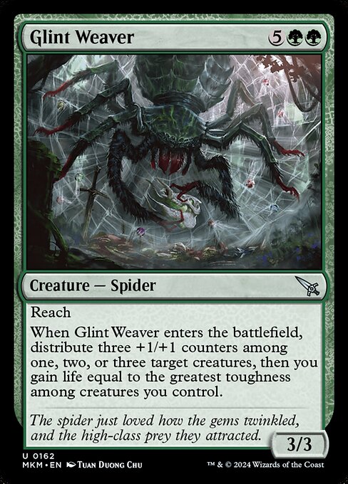 MTG Glint Weaver MKM 162 Regular Foil