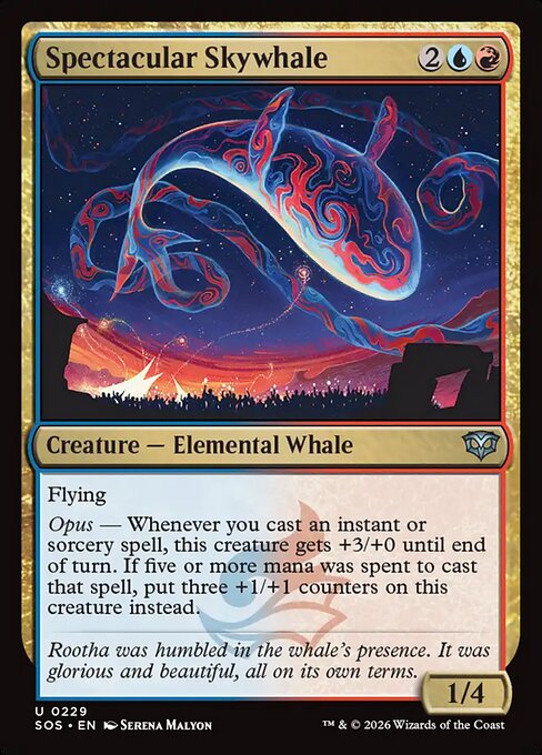 MTG Spectacular Skywhale SOS 229 Regular Foil