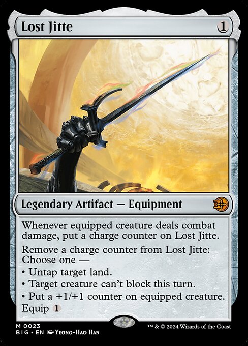 MTG Lost Jitte BIG 023 Regular Nonfoil