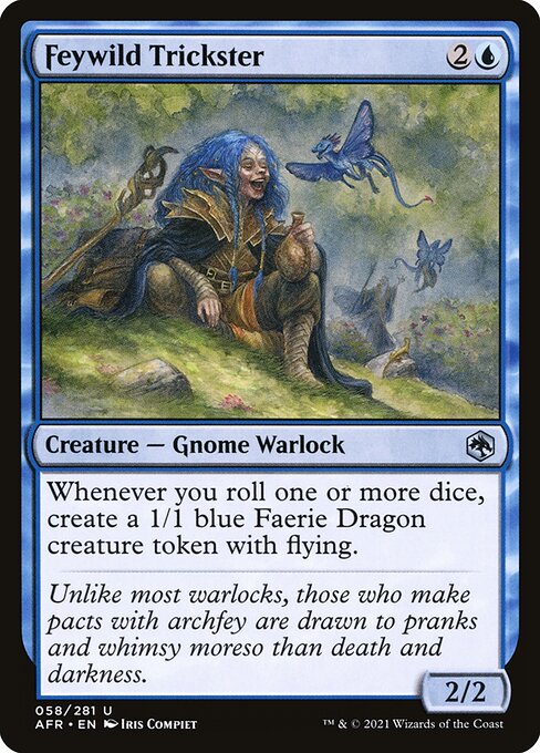 MTG Feywild Trickster AFR 058 Regular Nonfoil