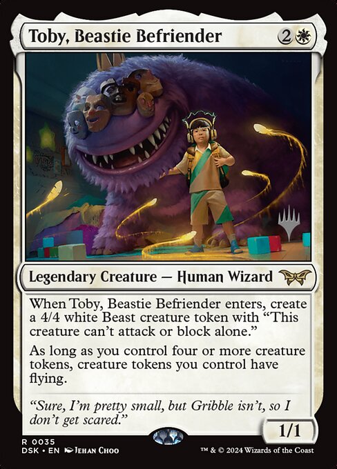 MTG Toby, Beastie Befriender PDSK 035p Promo Pack Nonfoil
