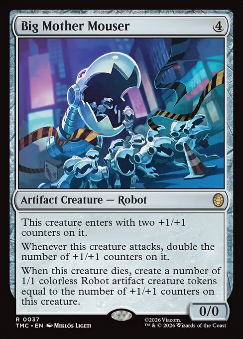 MTG Big Mother Mouser TMC 037 Regular Surge Foil