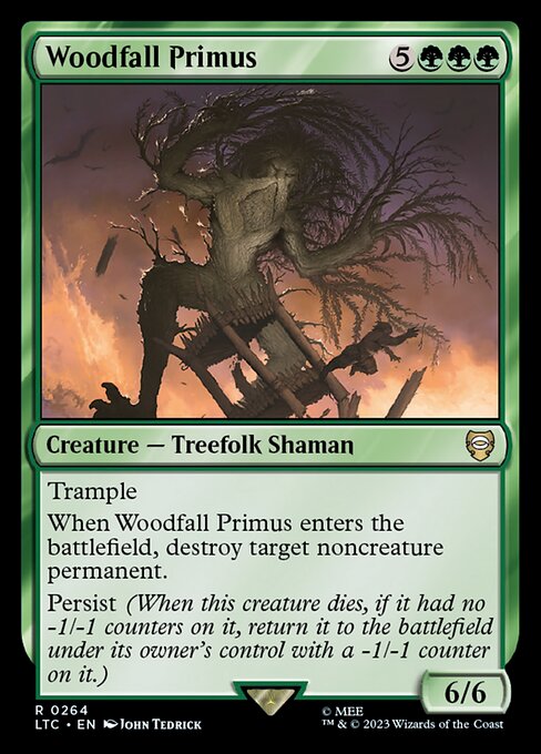 MTG Woodfall Primus LTC 264 Alternate Art Nonfoil
