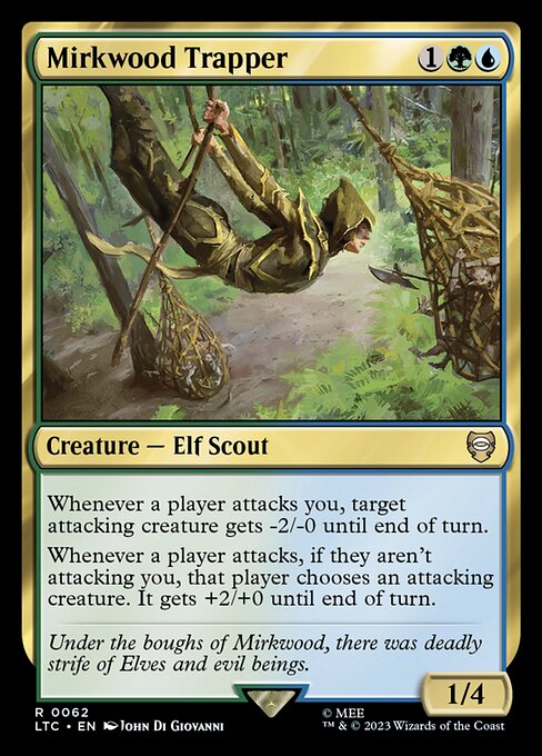MTG Mirkwood Trapper LTC 062 Regular Nonfoil