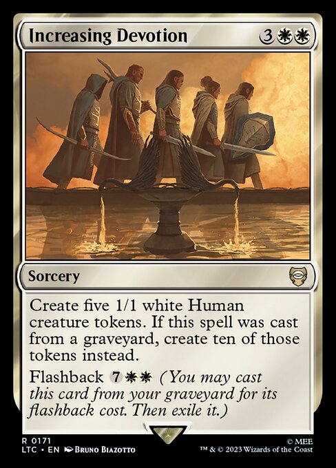 MTG Increasing Devotion LTC 171 Alternate Art Nonfoil