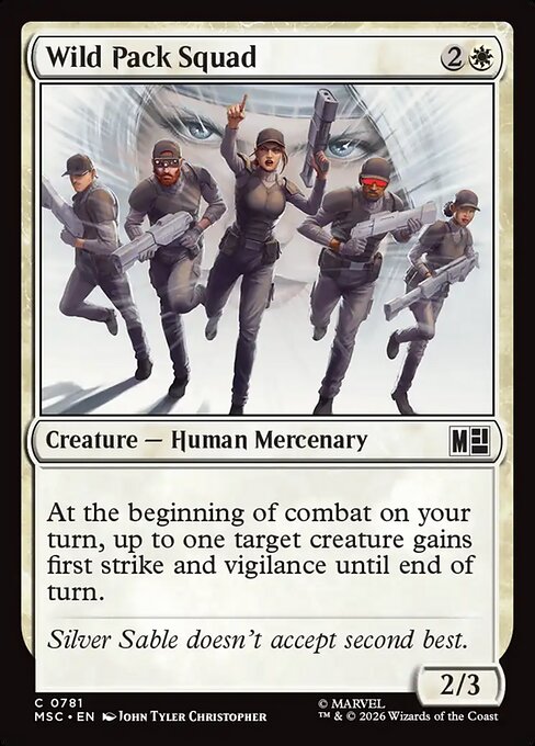 MTG Wild Pack Squad MSC 781 Regular Foil