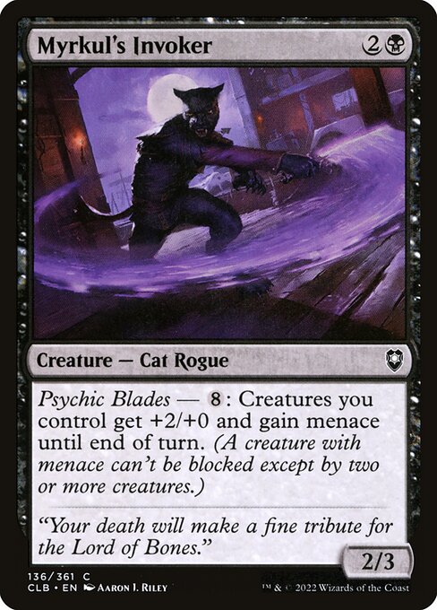 MTG Myrkul's Invoker CLB 136 Regular Nonfoil