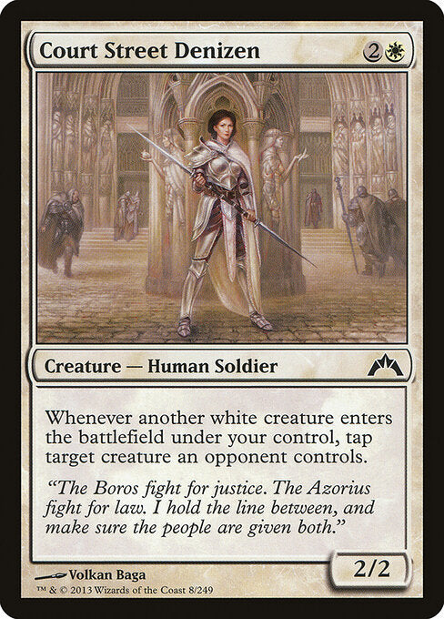 MTG Court Street Denizen GTC 008 Regular Foil