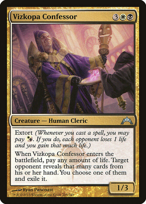 MTG Vizkopa Confessor GTC 205 Regular Nonfoil
