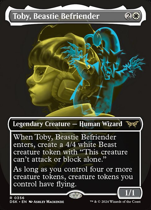 MTG Toby, Beastie Befriender DSK 356 Double Exposure Foil