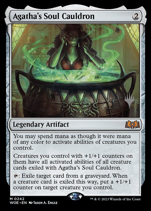 MTG Agatha's Soul Cauldron PWOE 242p Promo Pack Foil