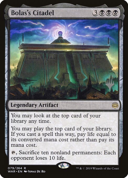 MTG Bolas's Citadel PWAR 079P Promo Pack Nonfoil front