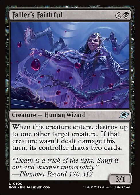 MTG Faller's Faithful EOE 100 Regular Foil