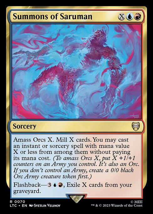 MTG Summons of Saruman LTC 070 Regular Nonfoil