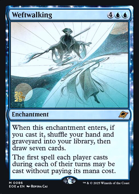 MTG Weftwalking PEOE 086s Prerelease Foil