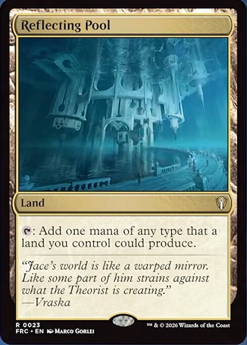 MTG Reflecting Pool FRC 023 Standard Nonfoil front