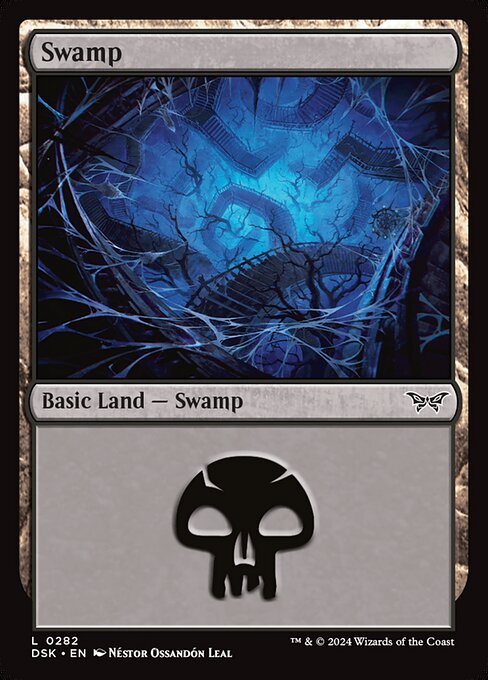 MTG Swamp DSK 282 Regular Foil