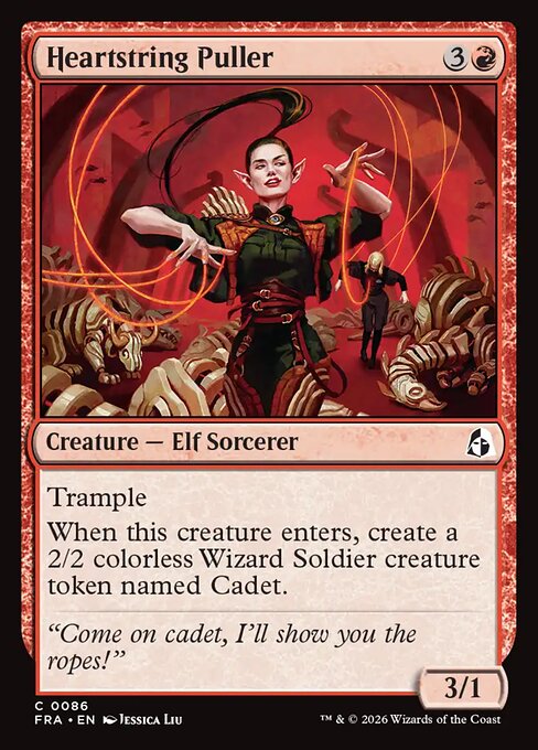 MTG Heartstring Puller FRA 086 Standard Foil front