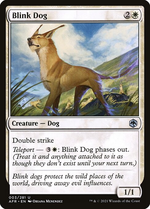 MTG Blink Dog AFR 003 Regular Foil