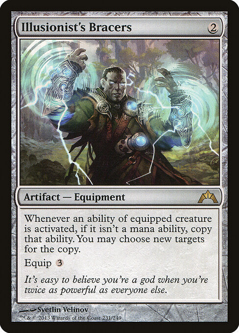 MTG Illusionist's Bracers GTC 231 Regular Foil