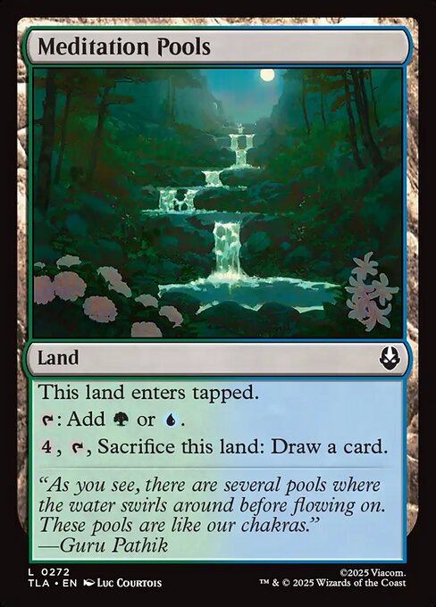 MTG Meditation Pools TLA 272 Regular Foil