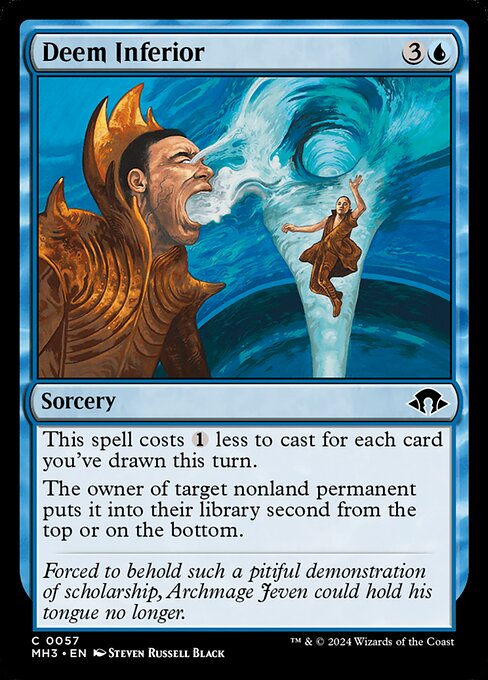 MTG Deem Inferior MH3 057 Regular Foil