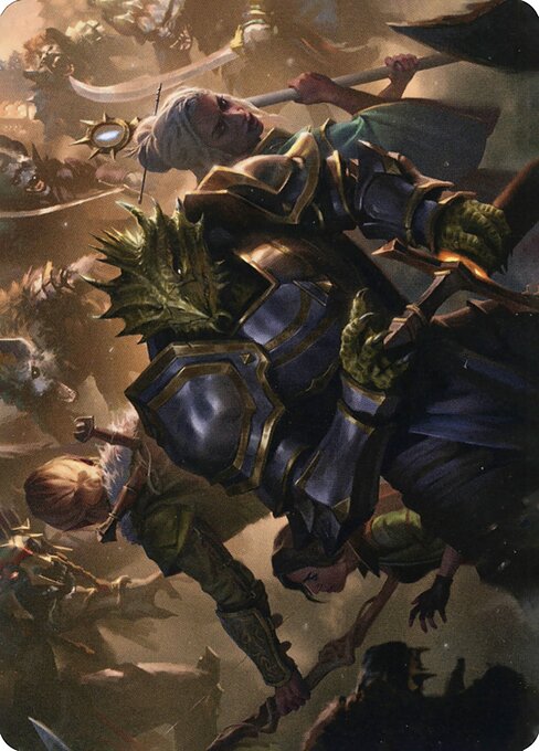 MTG You Come to the Gnoll Camp AAFR 042 Art Card
