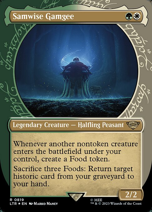 MTG Samwise Gamgee LTR 819 Borderless Surge Foil