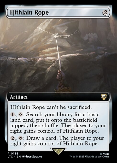 MTG Hithlain Rope LTC 156 Extended Art Nonfoil