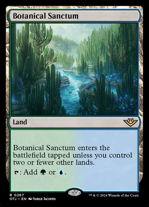 MTG Botanical Sanctum OTJ 267 Regular Nonfoil