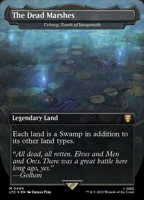 MTG Urborg, Tomb of Yawgmoth LTC 405 Showcase Ring Surge Foil