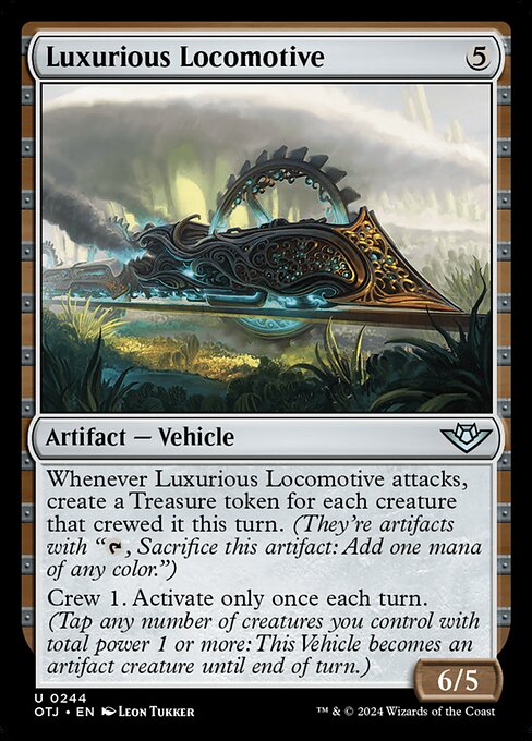 MTG Luxurious Locomotive OTJ 244 Regular Foil