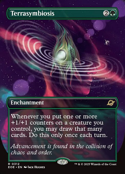 MTG Terrasymbiosis EOE 312 Borderless Surreal Space Foil