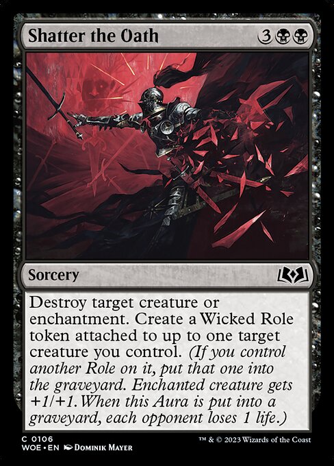 MTG Shatter the Oath WOE 106 Regular Nonfoil