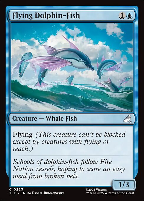 MTG Flying Dolphin-Fish [TLE 223] Nonfoil