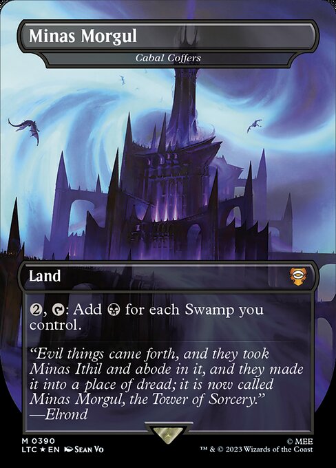 MTG Cabal Coffers LTC 390 Showcase Ring Surge Foil