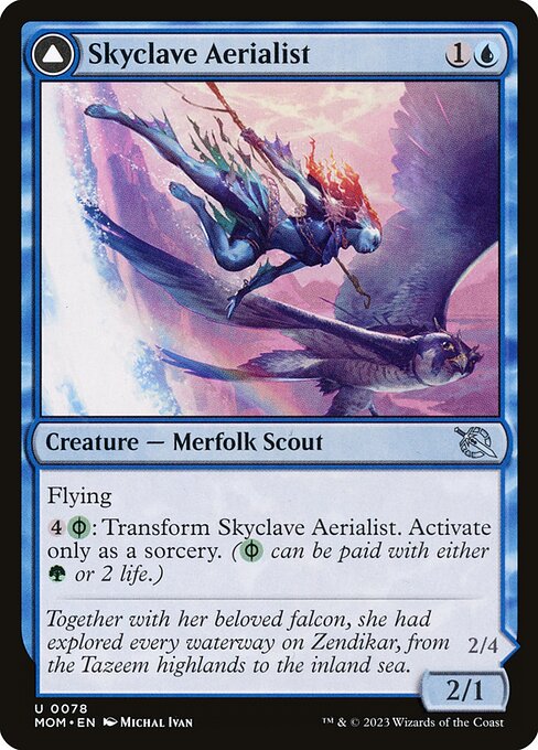 MTG Skyclave Aerialist // Skyclave Invader MOM 078 Regular Nonfoil