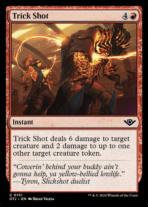 MTG Trick Shot OTJ 151 Regular Foil