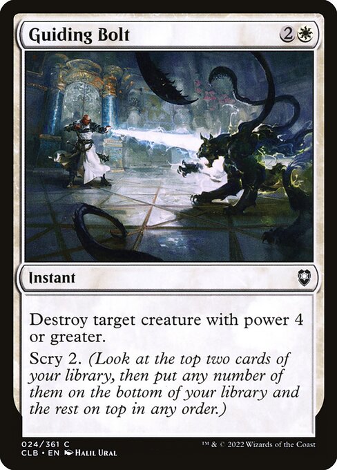 MTG Guiding Bolt CLB 024 Regular Foil