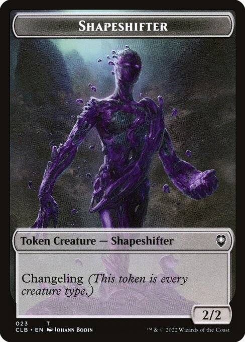 MTG Shapeshifter Token CLB 023 Token Nonfoil