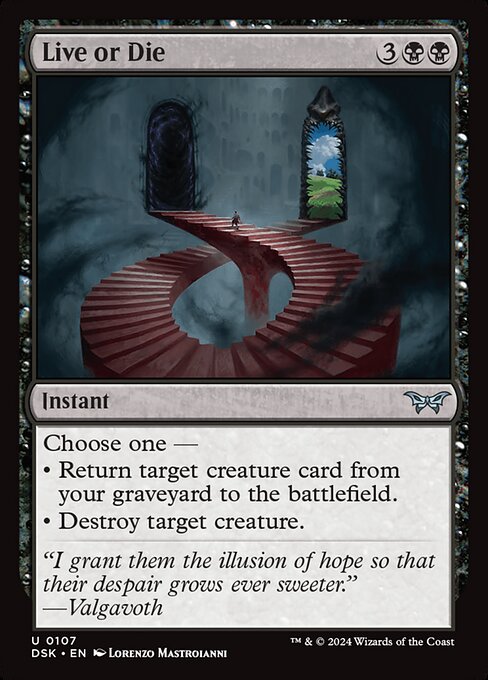 MTG Live or Die DSK 107 Regular Foil