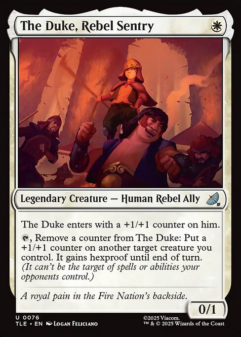 MTG The Duke, Rebel Sentry [TLE 076] Nonfoil