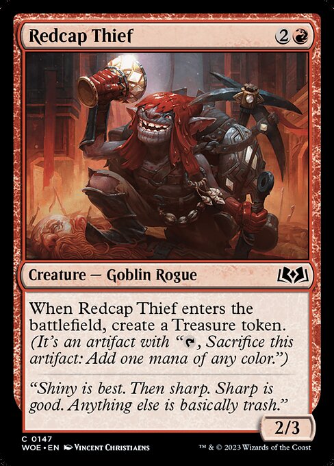 MTG Redcap Thief WOE 147 Regular Nonfoil