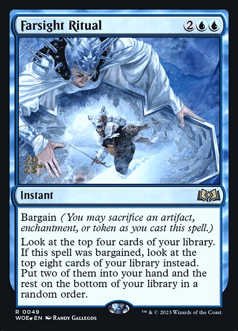 MTG Farsight Ritual PWOE 049s Prerelease Foil