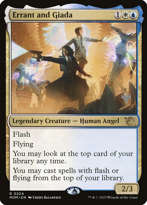 MTG Errant and Giada PMOM 224p Promo Pack Foil