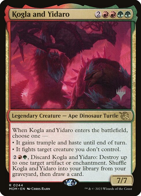 MTG Kogla and Yidaro PMOM 244p Promo Pack Foil