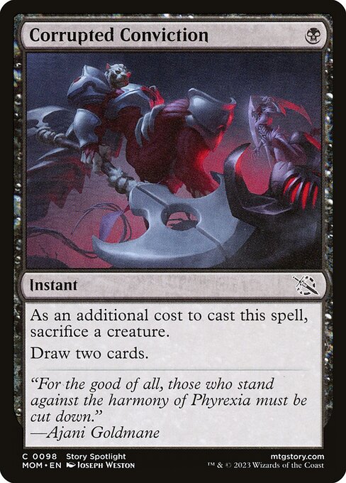 MTG Corrupted Conviction MOM 098 Regular Foil